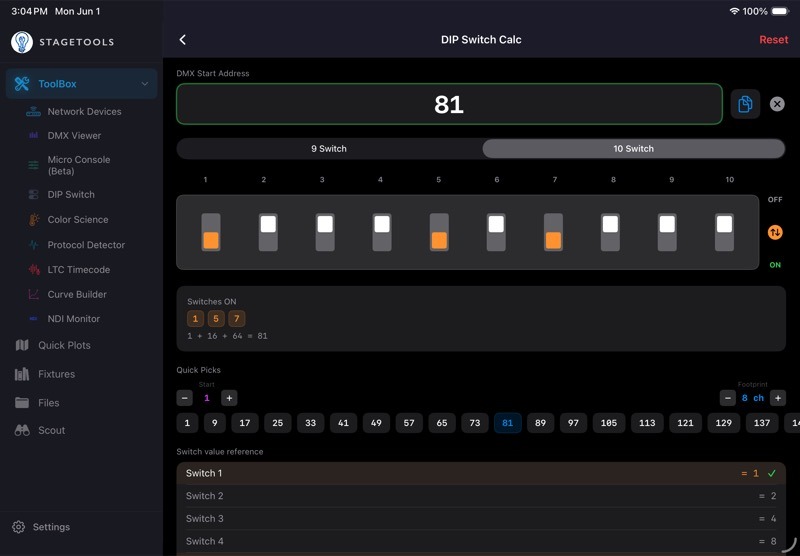 15.5 9-Switch and 10-Switch Layouts screenshot