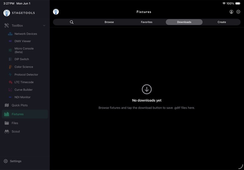 7.7 Download a Fixture screenshot