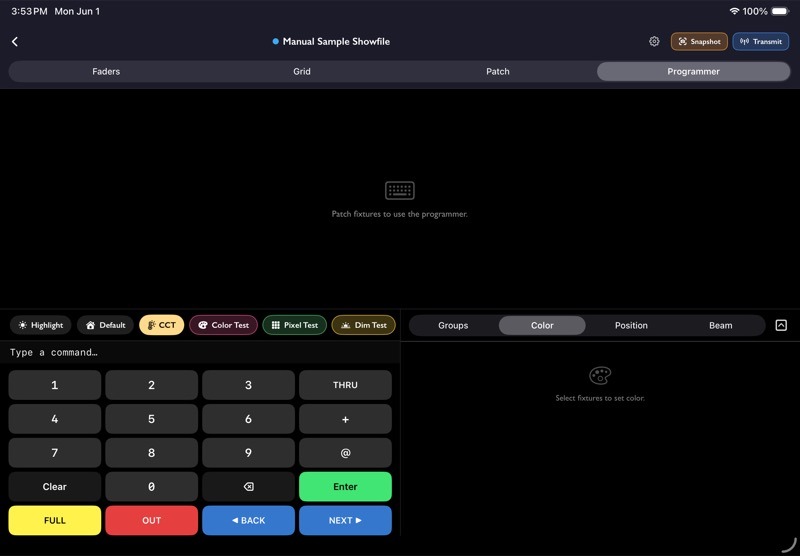11.19 Color Tab screenshot