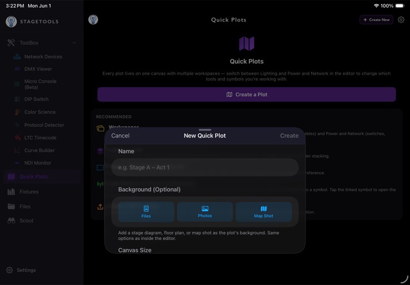 4.3 Create a New Quick Plot screenshot