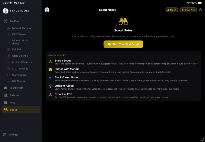 5.1 What Scout Notes Is For screenshot