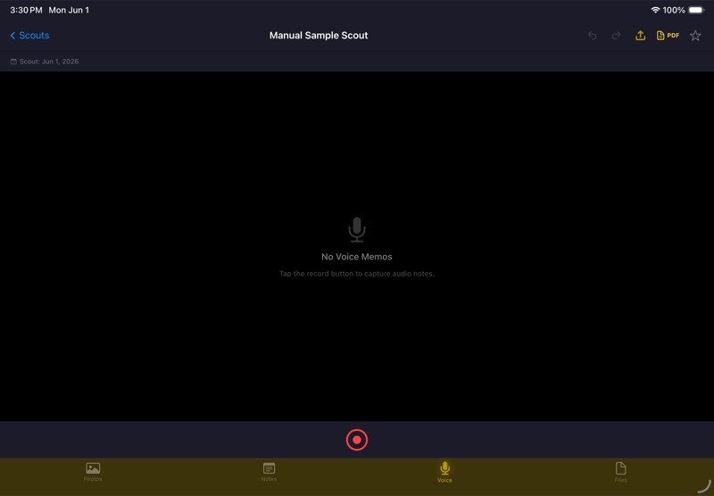 5.8 Voice Memos screenshot