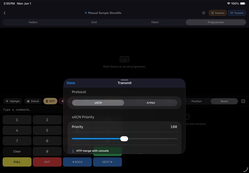 16.6 Micro Console Transmit Issues screenshot